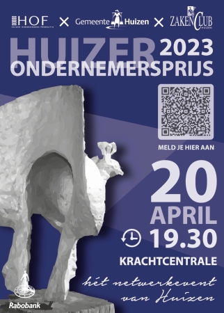 <b>Ondernemersprijs 2023</b> Uitreiking van de Ondernemersprijzen van Huizen 2023